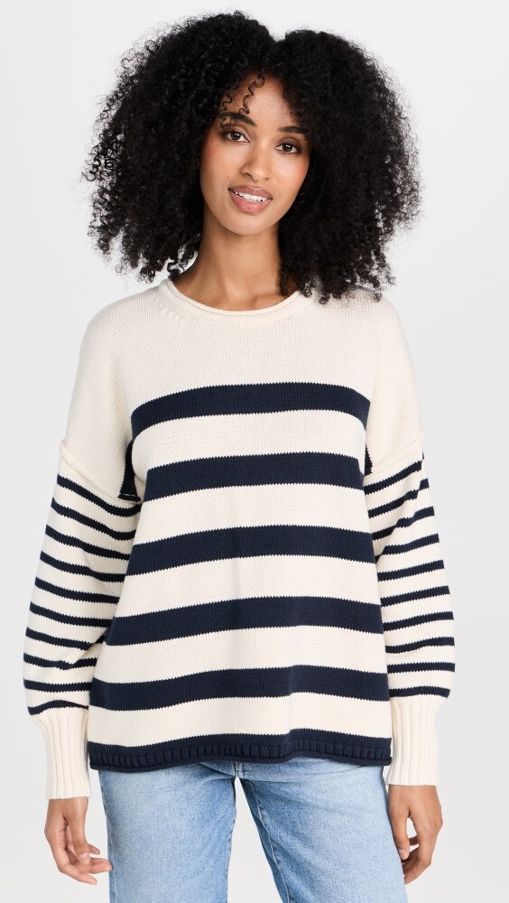 

Свитер Madewell Conway Pullover in Mixed Stripe