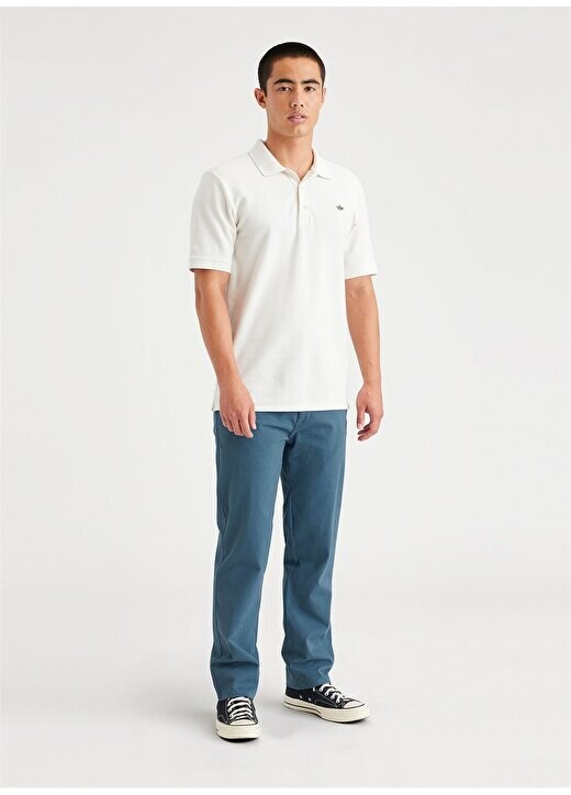 

Синие мужские брюки Slim Leg с нормальной талией 79488-0203 Dockers, синий