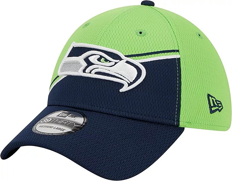 

Мужская кепка New Era Seattle Seahawks 2023 Sideline Alternate Blue 39Thirty Stretch Fit