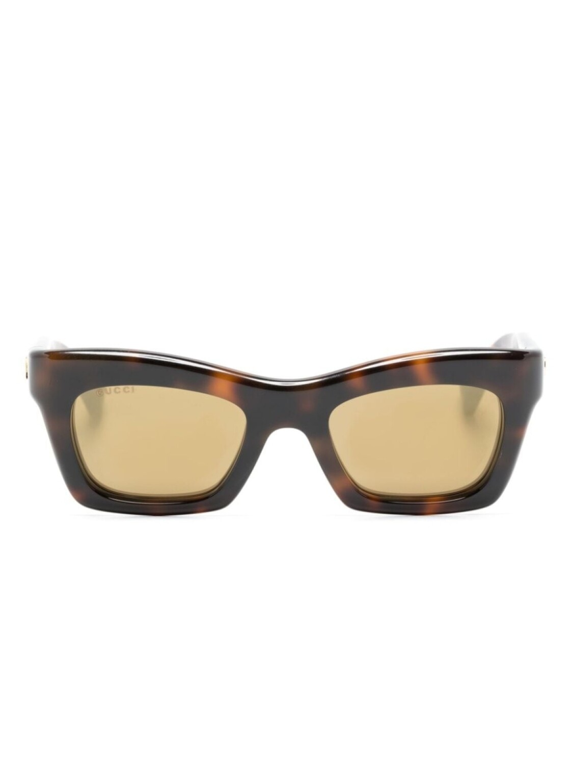 

Gucci Eyewear солнцезащитные очки кошачий глаз, коричневый
