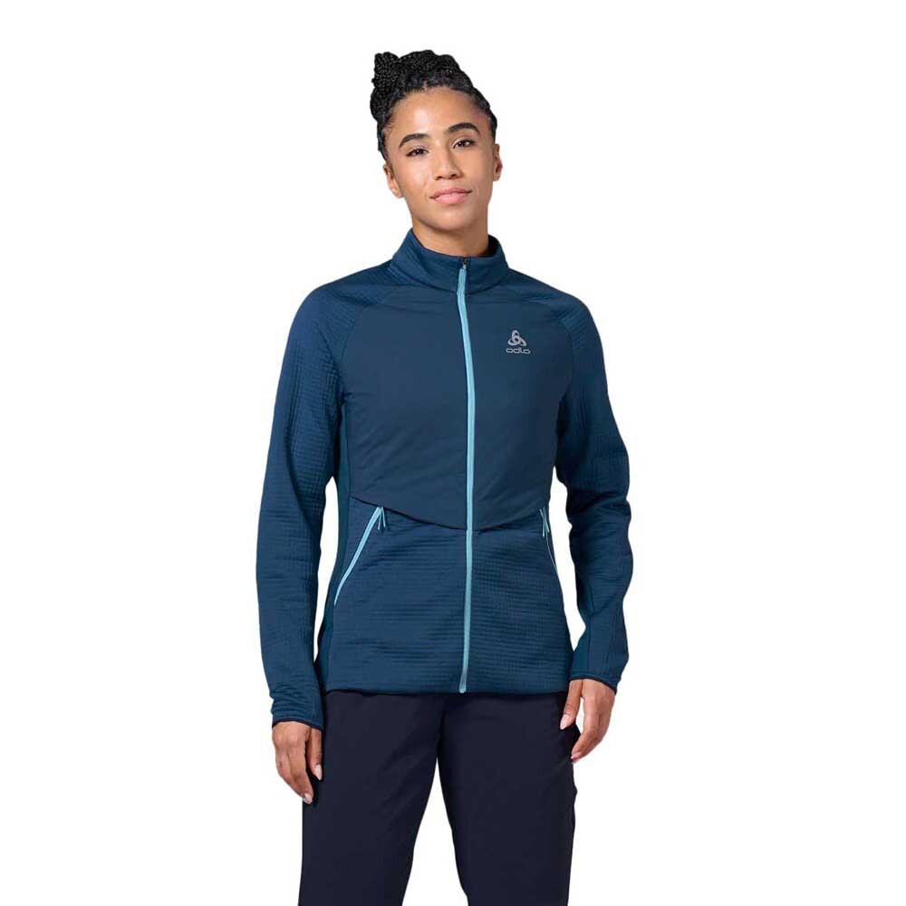 

Толстовка на молнии Odlo Sesvenna Hybrid S-Thermic, синий