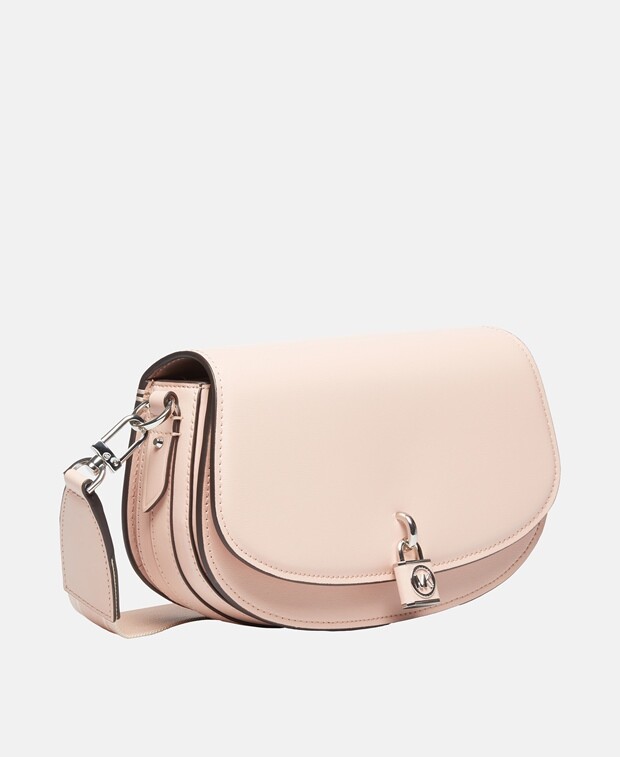 

Кожаная сумка-мессенджер Michael Michael Kors, античный розовый