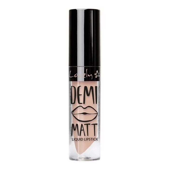 

Губная помада Labial Líquido Demi Matt Liquid Lipstick Lovely Makeup, 01