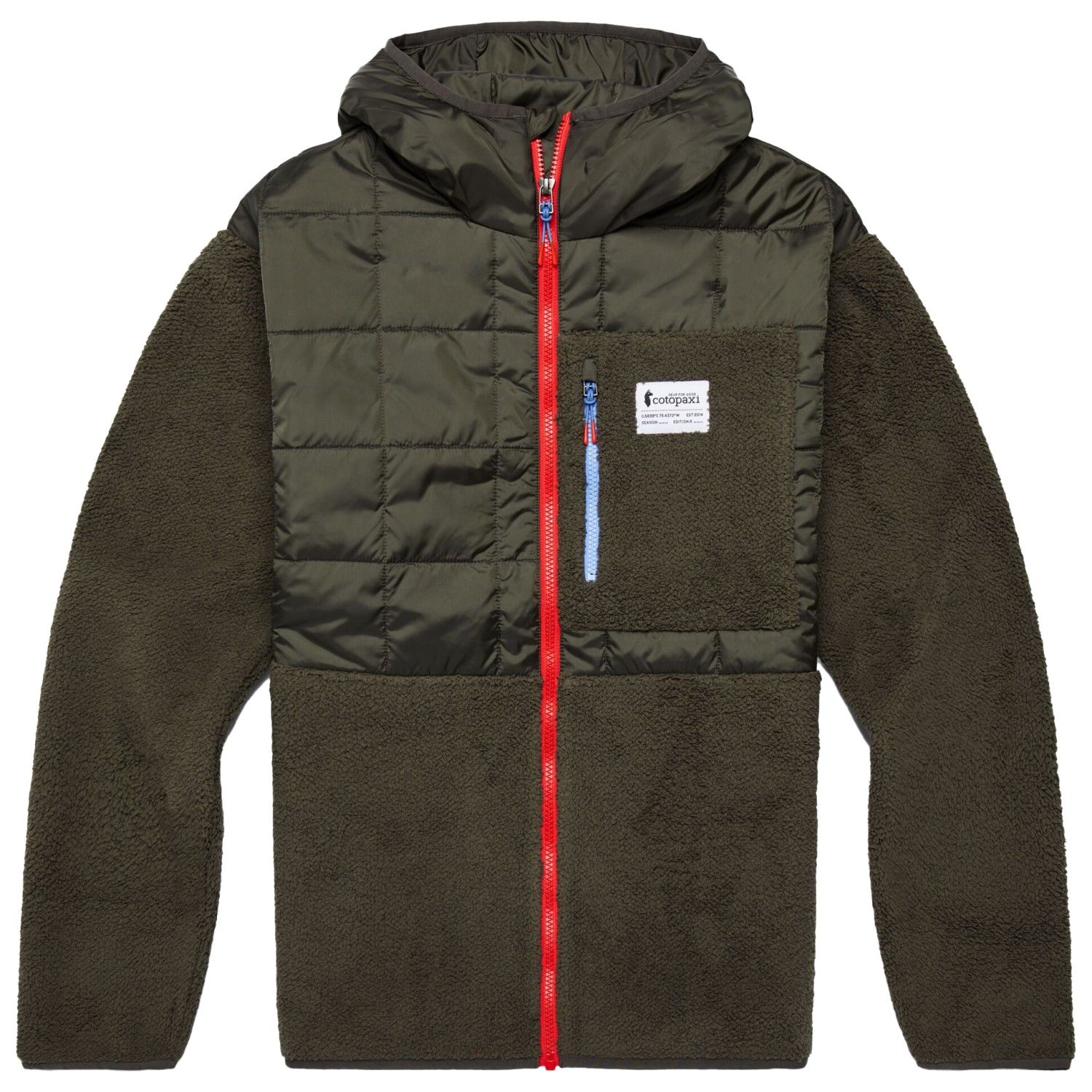 Куртка из синтетического волокна Cotopaxi Trico Hybrid Hooded, цвет Iron/Iron trico