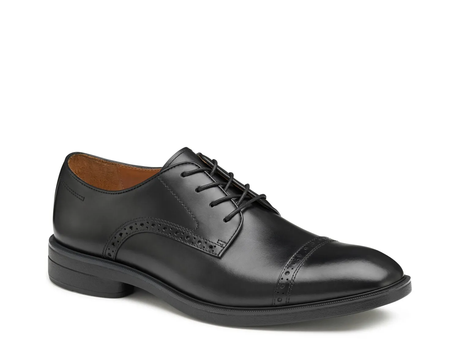 

Оксфорды Ronan Cap Toe Oxford Johnston & Murphy, черный