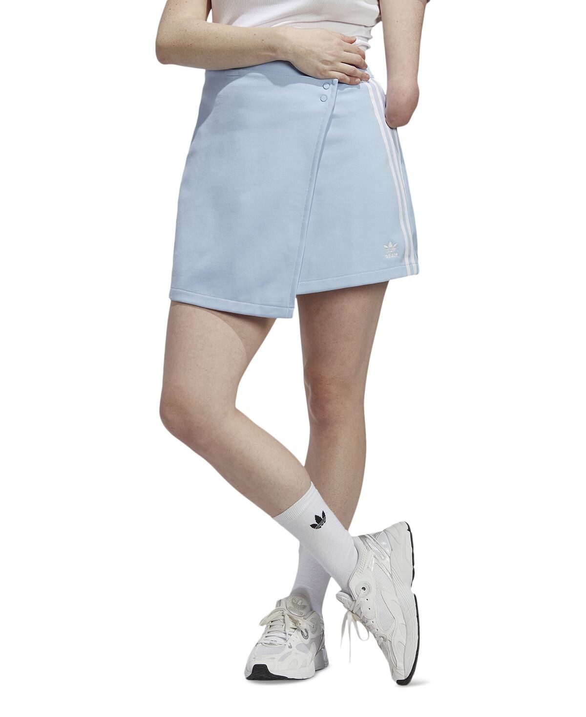 

Женская короткая юбка с запахом в 3 полоски Adicolor Classics adidas