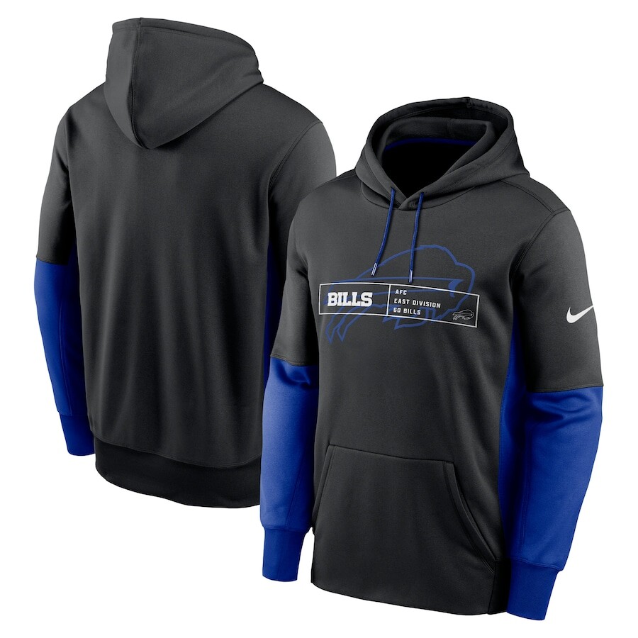 

Пуловер с капюшоном Nike Buffalo Bills, черный