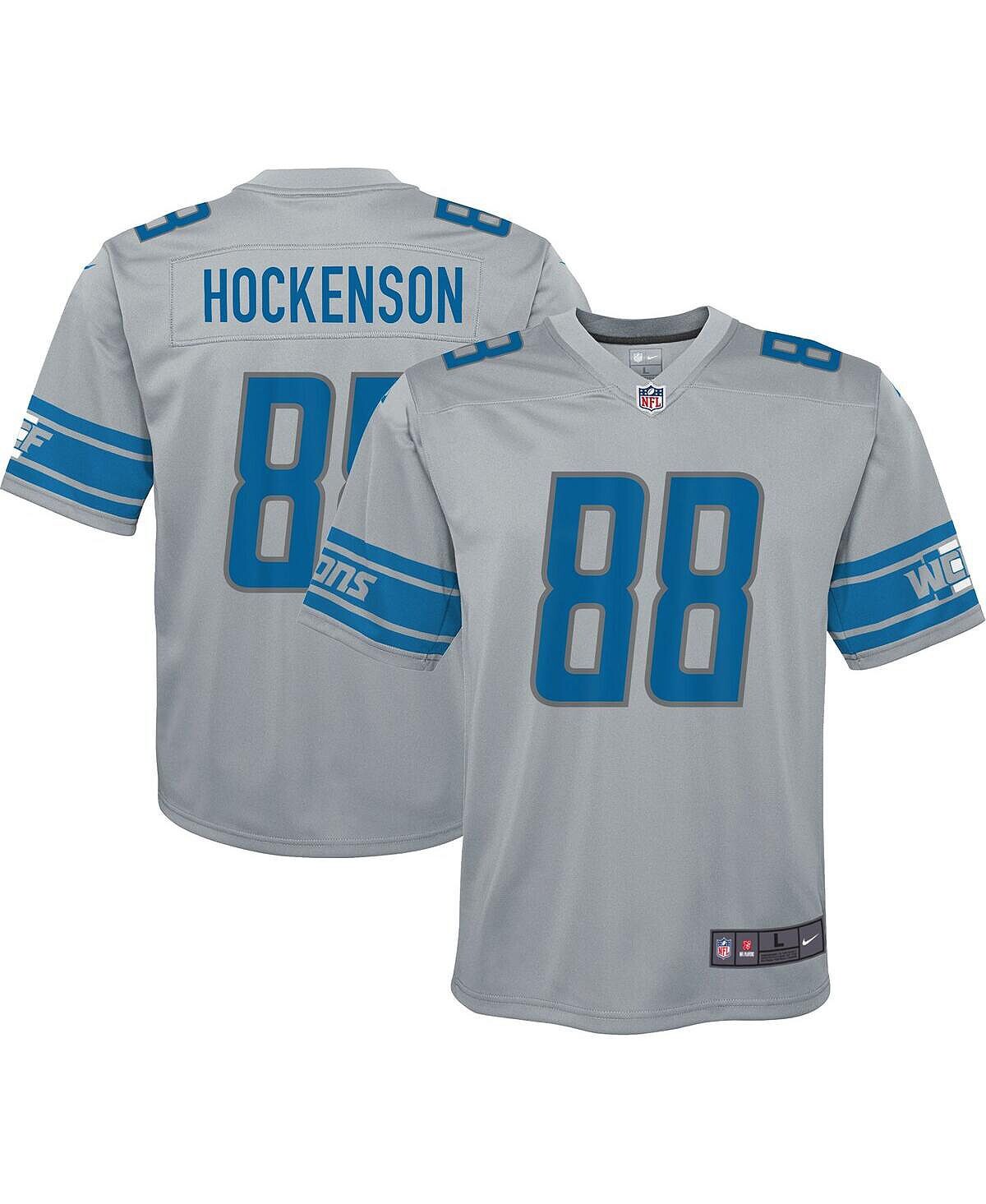 

Биг Бойз Ти Джей Джерси Hockenson Silver Detroit Lions Inverted Game Nike