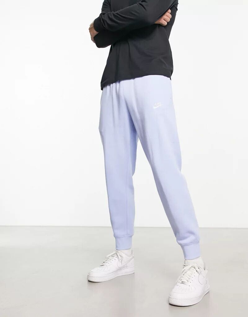 

Синие флисовые джоггеры Nike Club