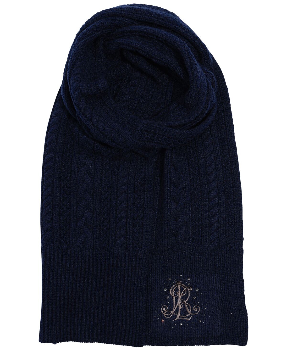 

Шарф с каменным логотипом Lauren Ralph Lauren