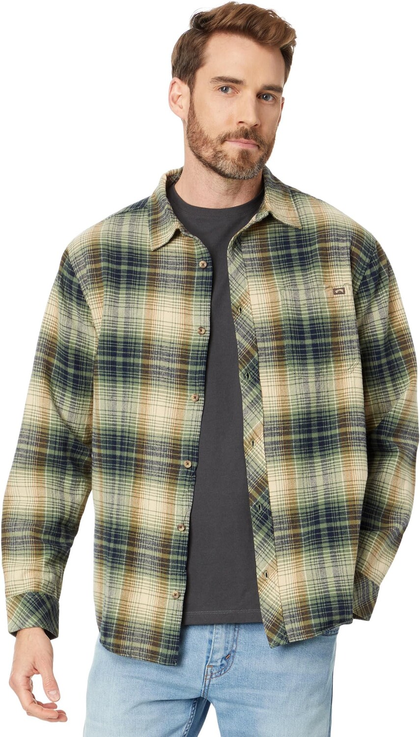 

Рубашка Coastline Flannel Billabong, цвет Sage