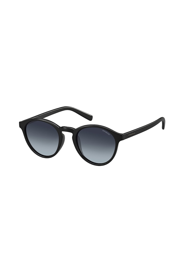 цена Поляризационные солнцезащитные очки овальной формы Polaroid, черный