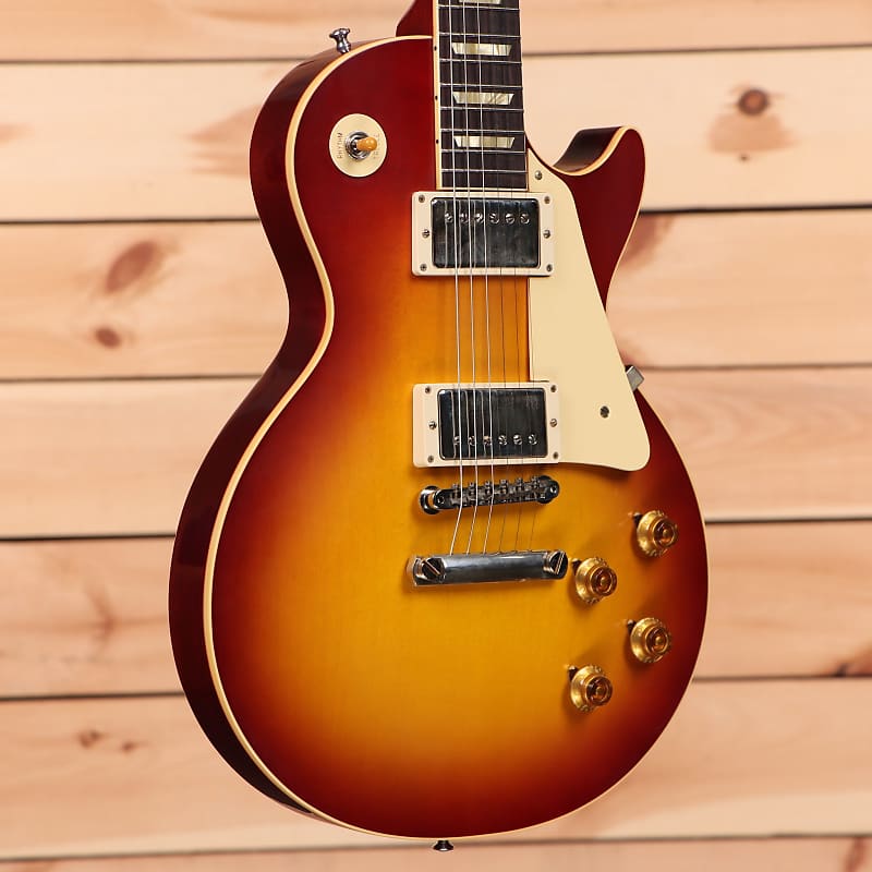 

Электрогитара Gibson 1958 Les Paul Standard Reissue VOS - Washed Cherry Sunburst - 821082 - PLEK'd