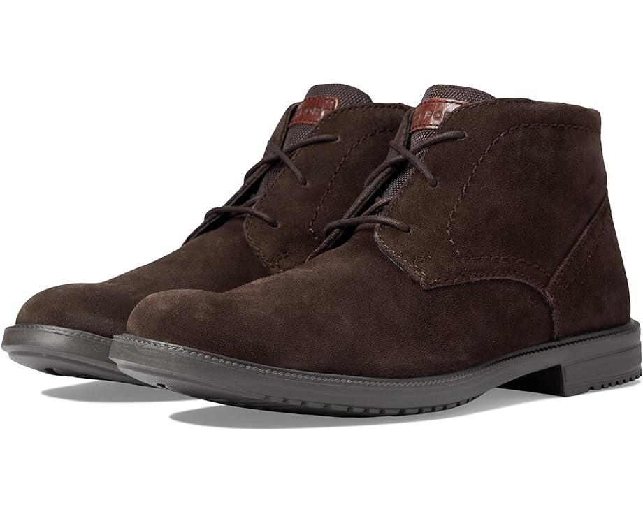 

Ботинки Rockport Berenger Plain Toe Chukka, цвет Java Suede