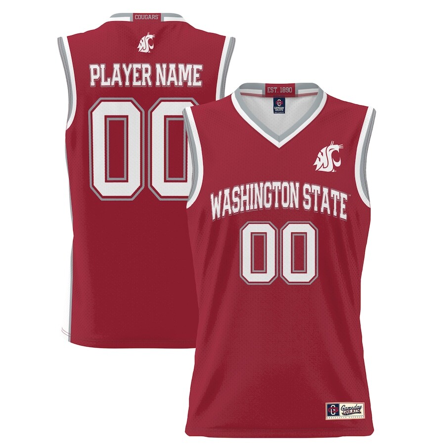 

Джерси ProSphere Washington State Cougars, малиновый