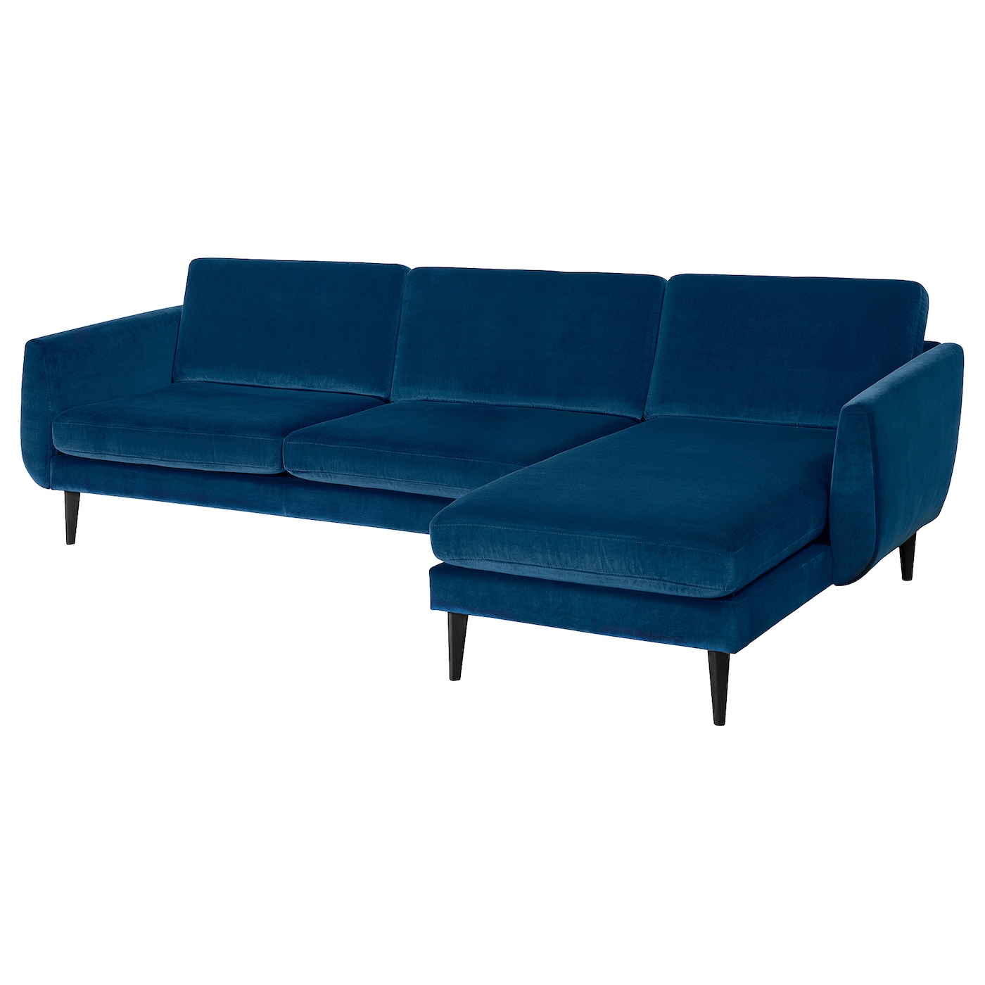 цена СМЕДСТОРП 4-местный диван + диван, Дьюпарп темно-зелено-синий/черный SMEDSTORP IKEA