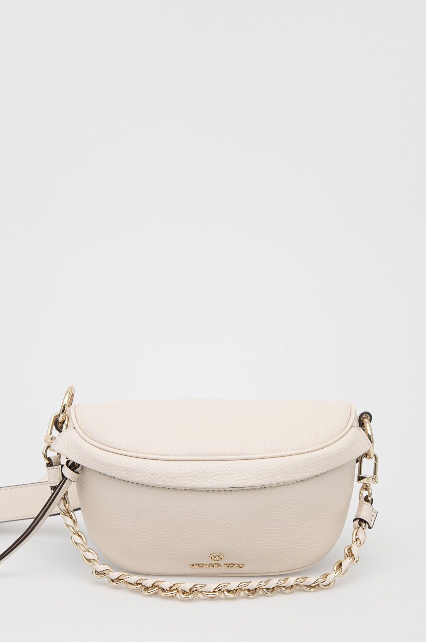 

Кожаная сумка MICHAEL Michael Kors, бежевый