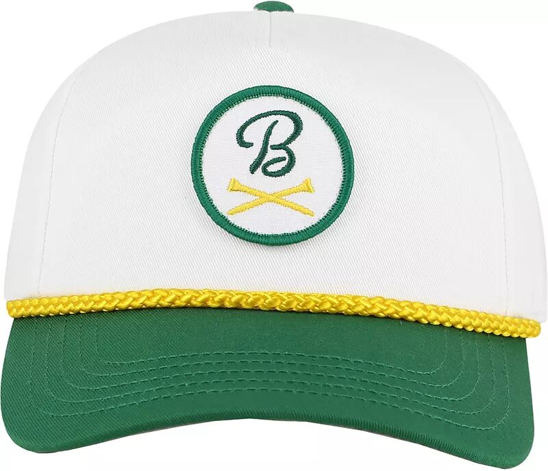 Спортивная мужская шляпа для гольфа Barstool Sports с нашивкой и веревкой, белый