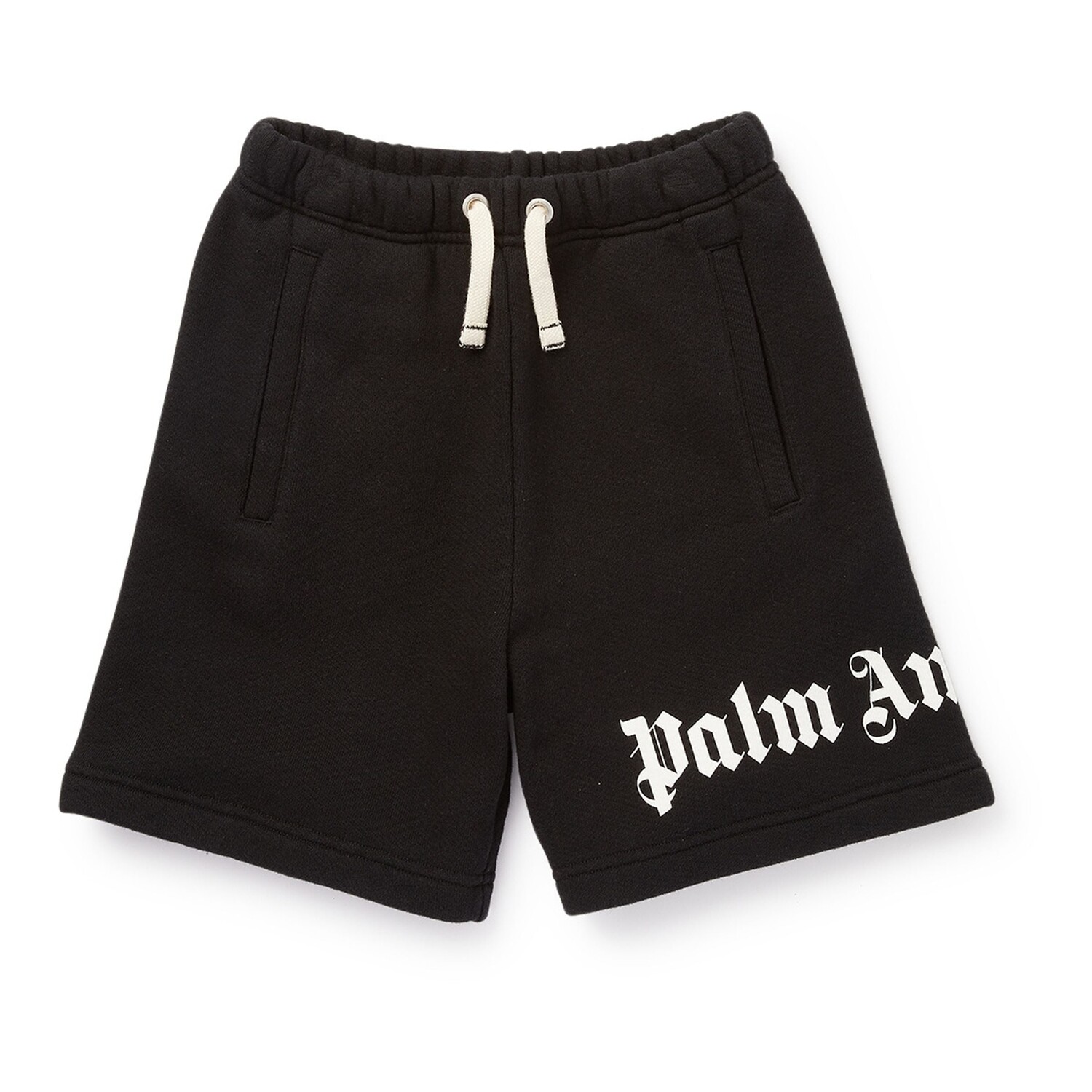 

Черные хлопковые шорты с логотипом Palm Angels, черный