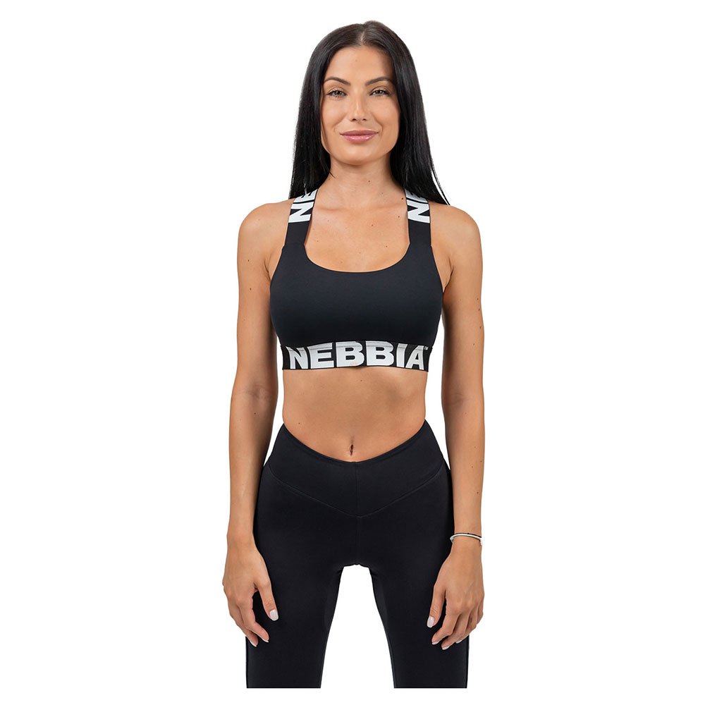 

Спортивный топ Nebbia Criss Cross Iconic, черный