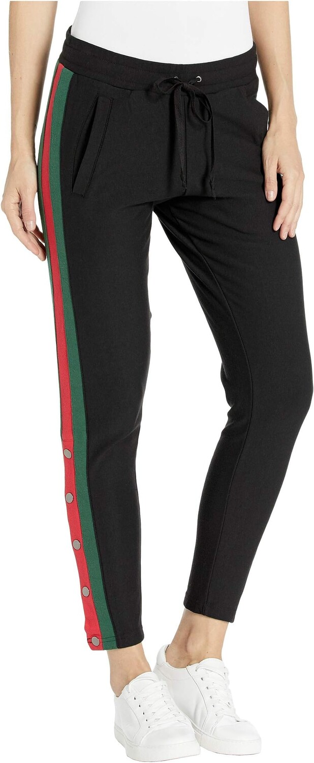 

Брюки Plush Fleece-Lined Tuxedo Track Pants, цвет Black/Red/Green