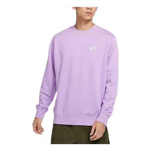 Толстовка Nike Sportswear Club French Terry Logo Sweatshirt 'Olive Pink Purple', розовый толстовка nike sportswear sweatshirt for men purple red красный