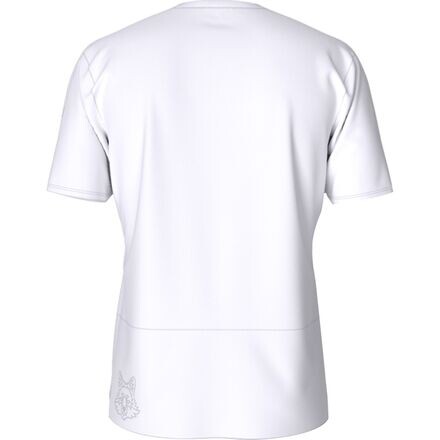 

Рубашка с короткими рукавами Summit High Trail Run мужская The North Face, цвет TNF White/Optic Blue