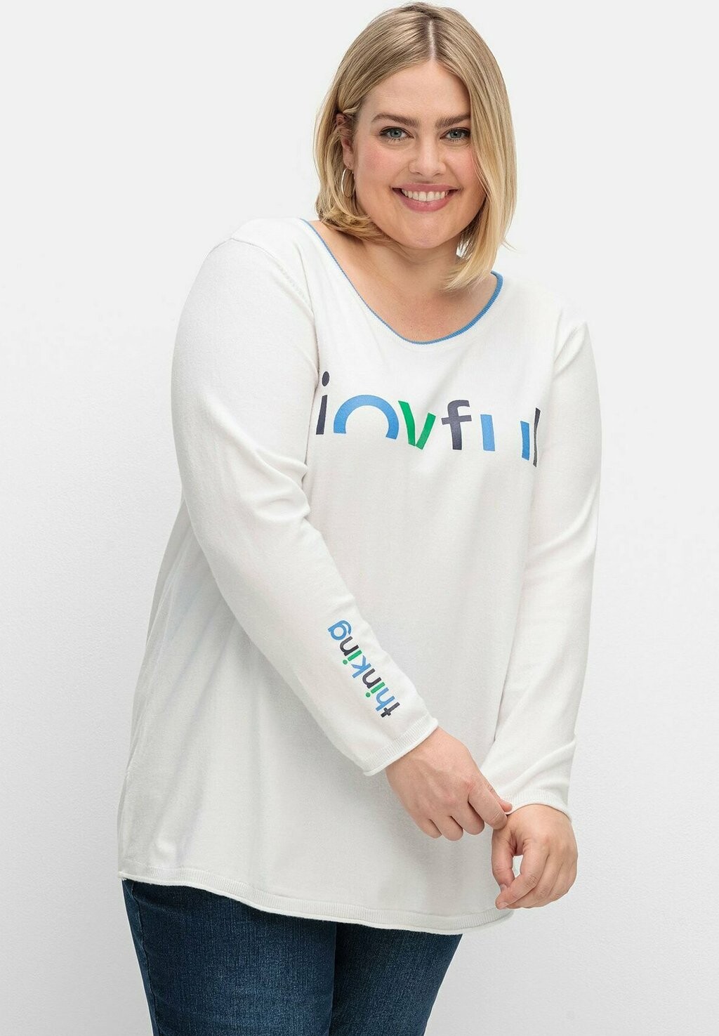 

Джемпер Sheego, Серый