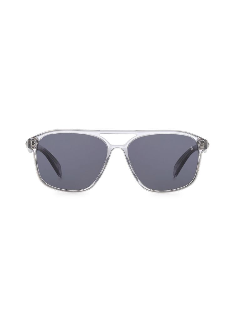 

Солнцезащитные очки-пилоты 57MM Rag & Bone, цвет Light Blue