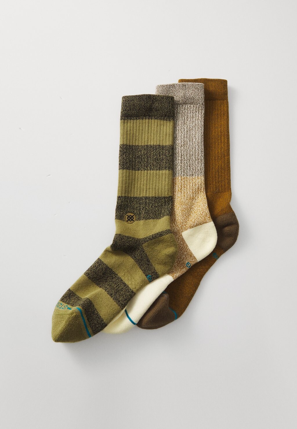 

Носки CUBICAL CREW UNISEX 3 PACK Stance, зеленый