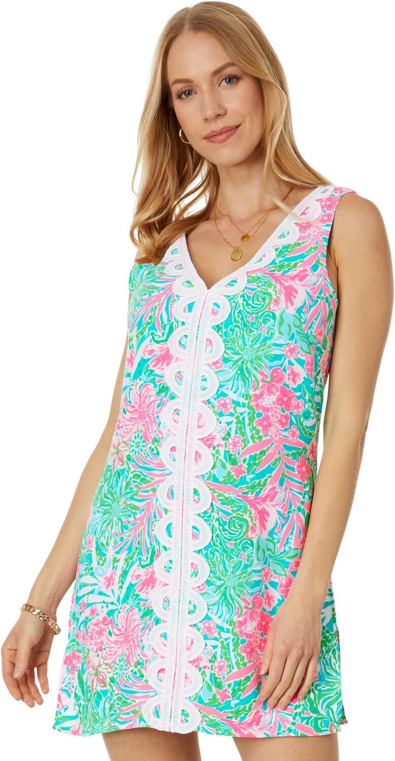 

Ронни Ромпер Lilly Pulitzer, цвет Amalfi Blue Leaf It Wild