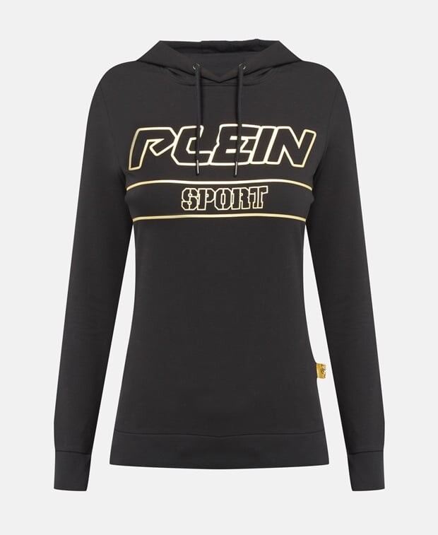 

Толстовка с капюшоном Plein Sport, черный
