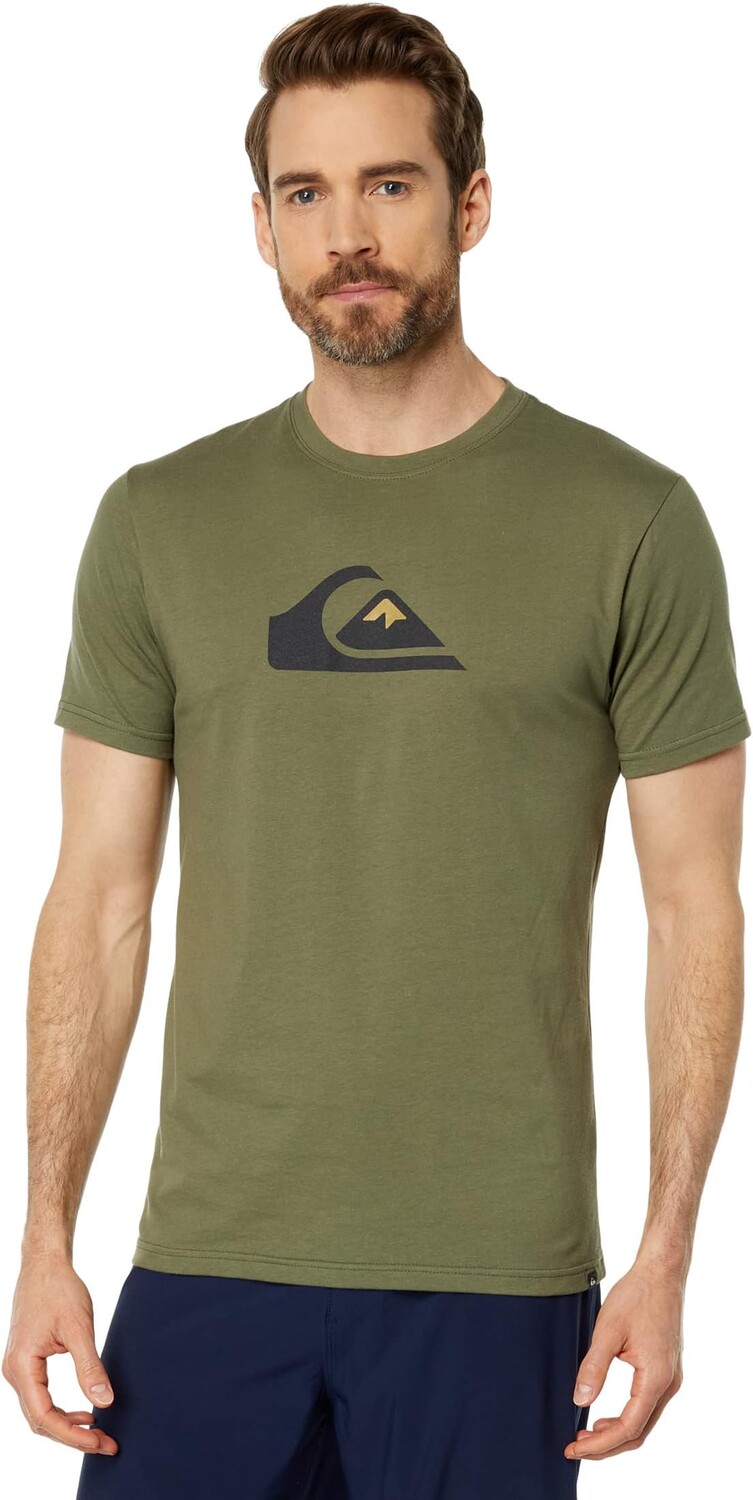 

Футболка с короткими рукавами и логотипом Comp Quiksilver, цвет Four Leaf Clover
