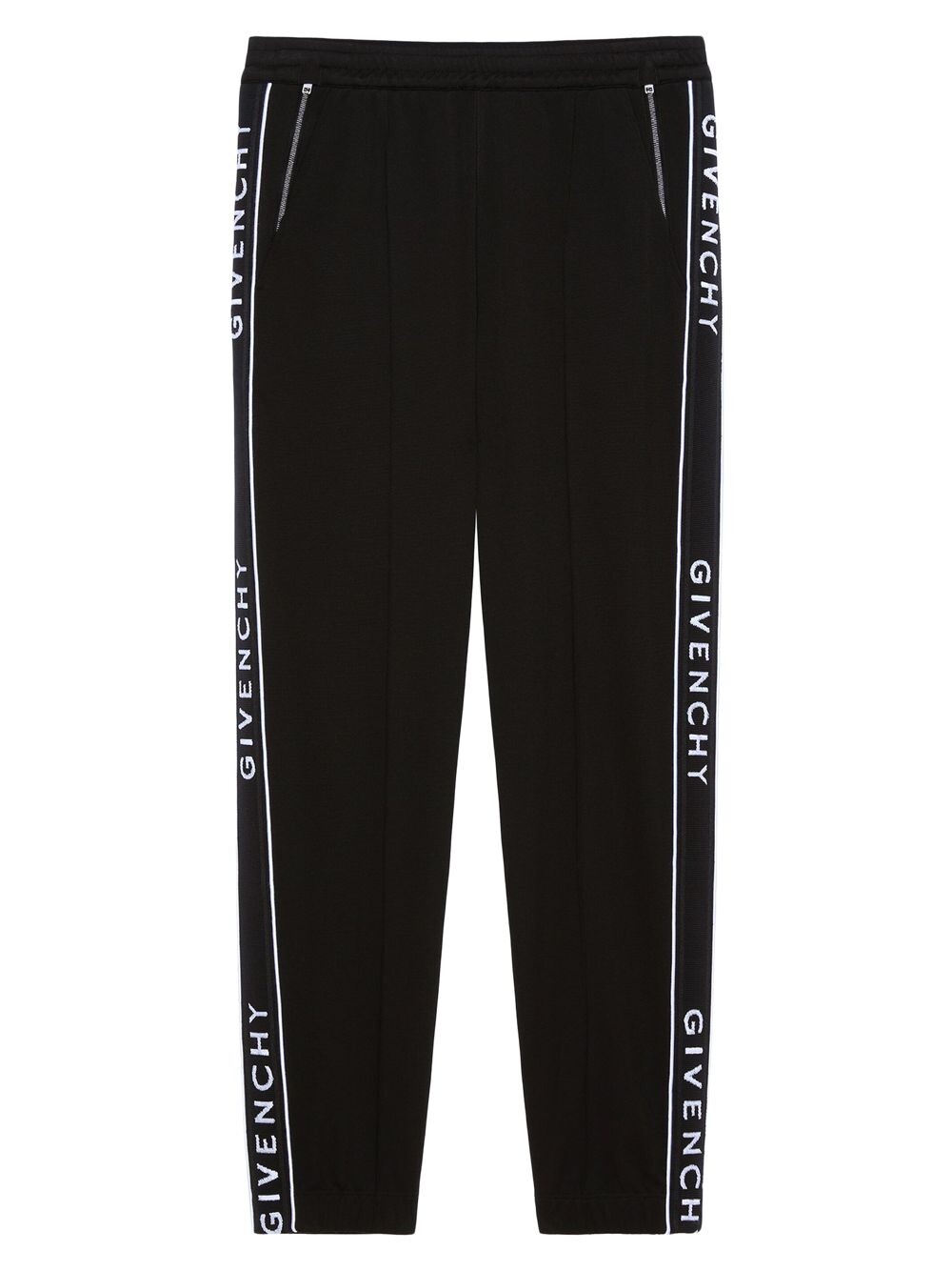 

Брюки-джоггеры узкого кроя из джерси с тесьмой Givenchy, черный
