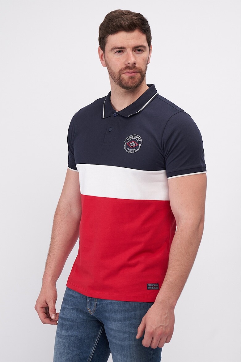 

Футболка с воротником Lee Cooper, красный