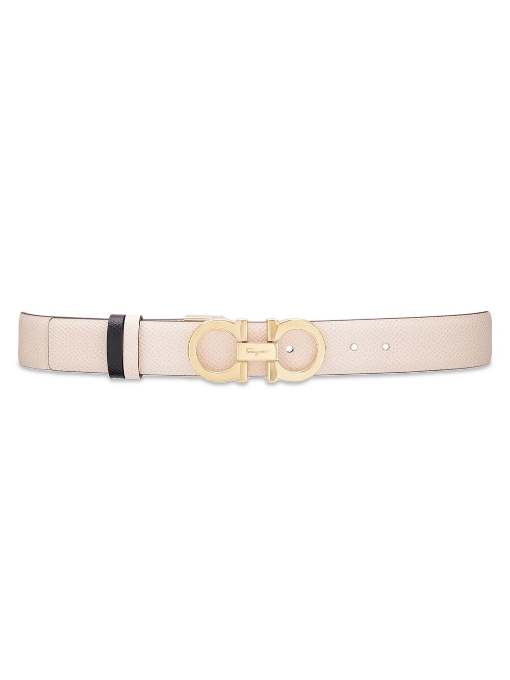 

Двусторонний классический кожаный ремень Gancini FERRAGAMO, розовый