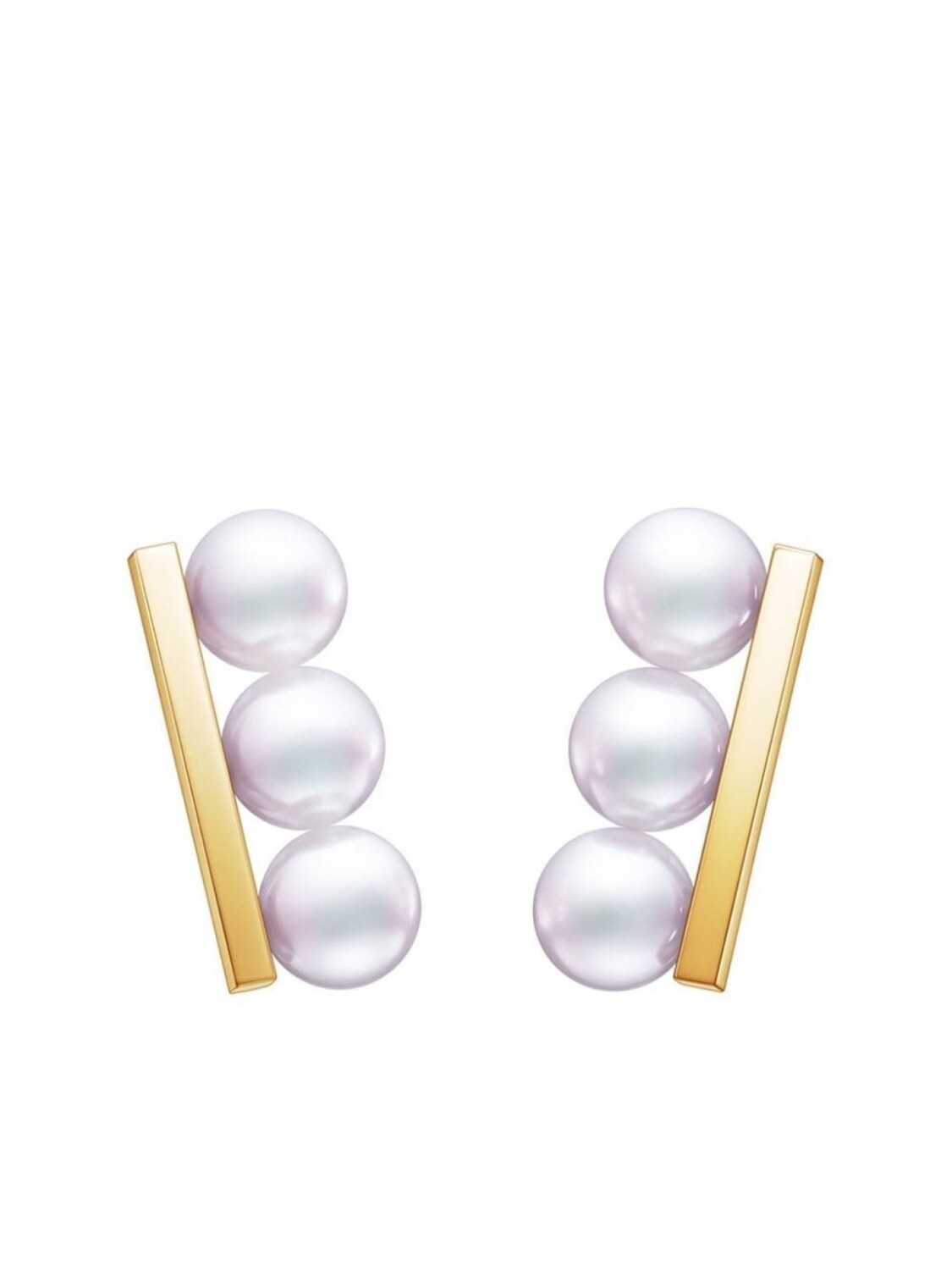 

Серьги Collection Line Balance Neo из желтого золота с жемчугом TASAKI, золотой
