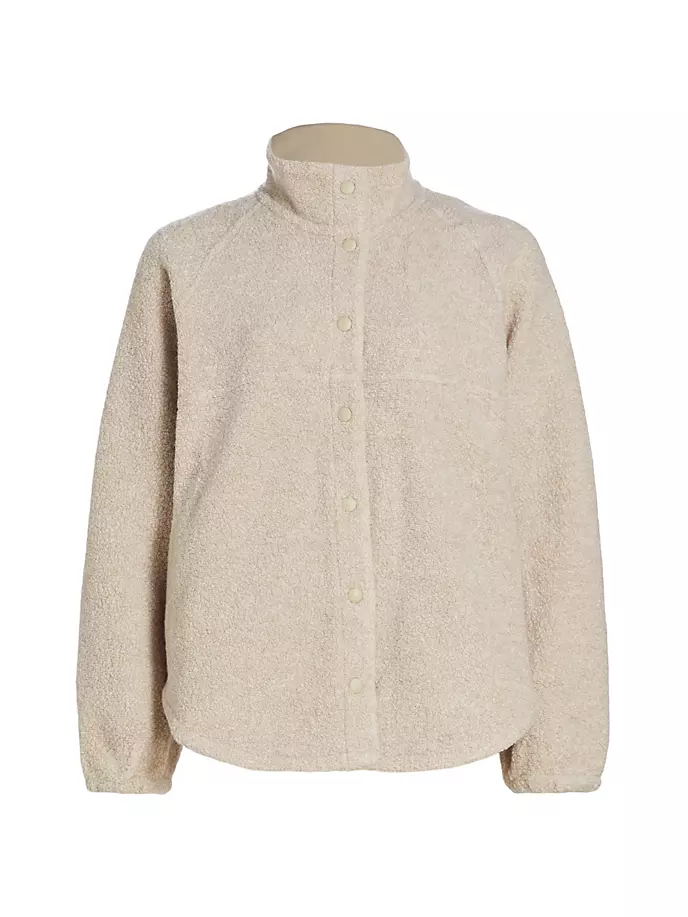 

Куртка из шерпы с застежкой спереди Outdoor Voices, цвет oatmeal