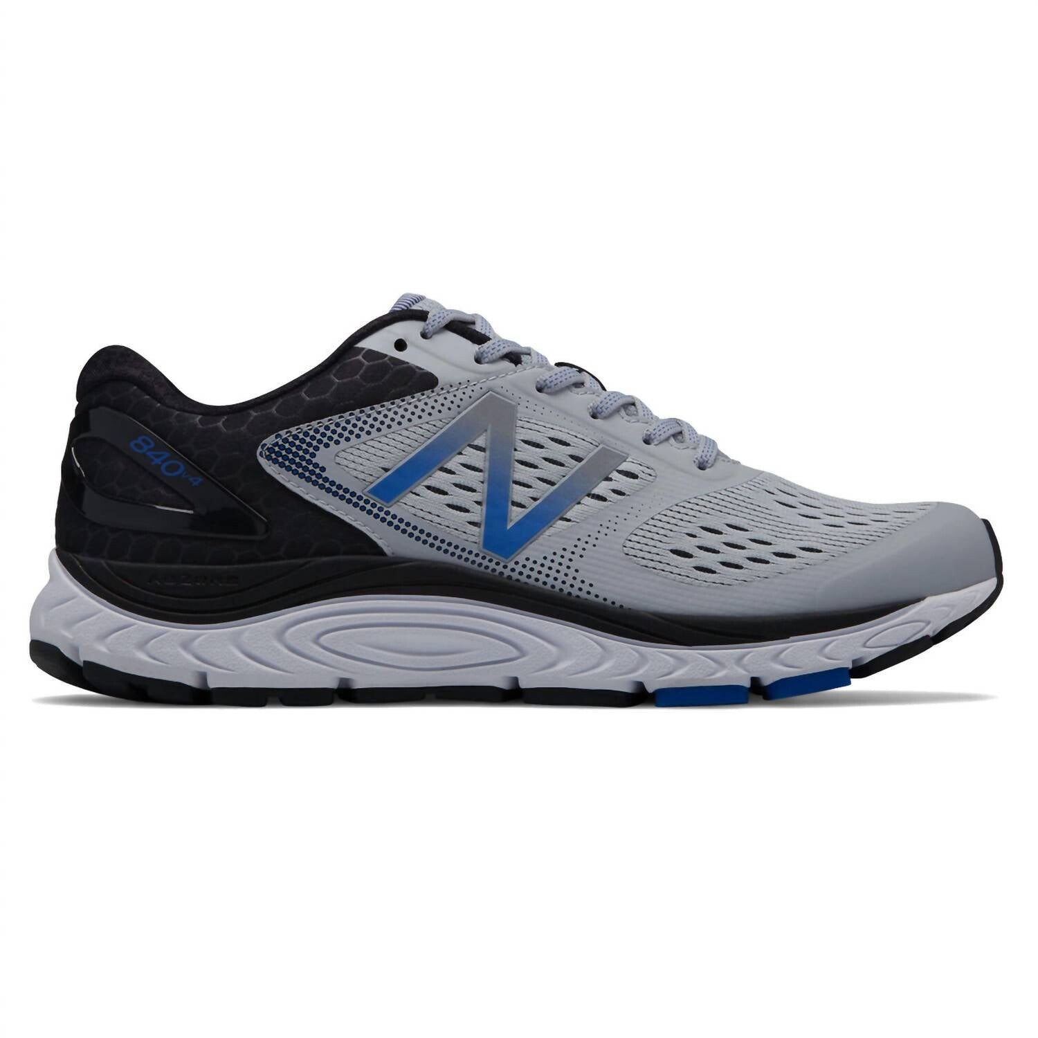 

Мужские кроссовки Fresh Foam 840V4 — средней ширины, серебристая норка с Team Royal New Balance