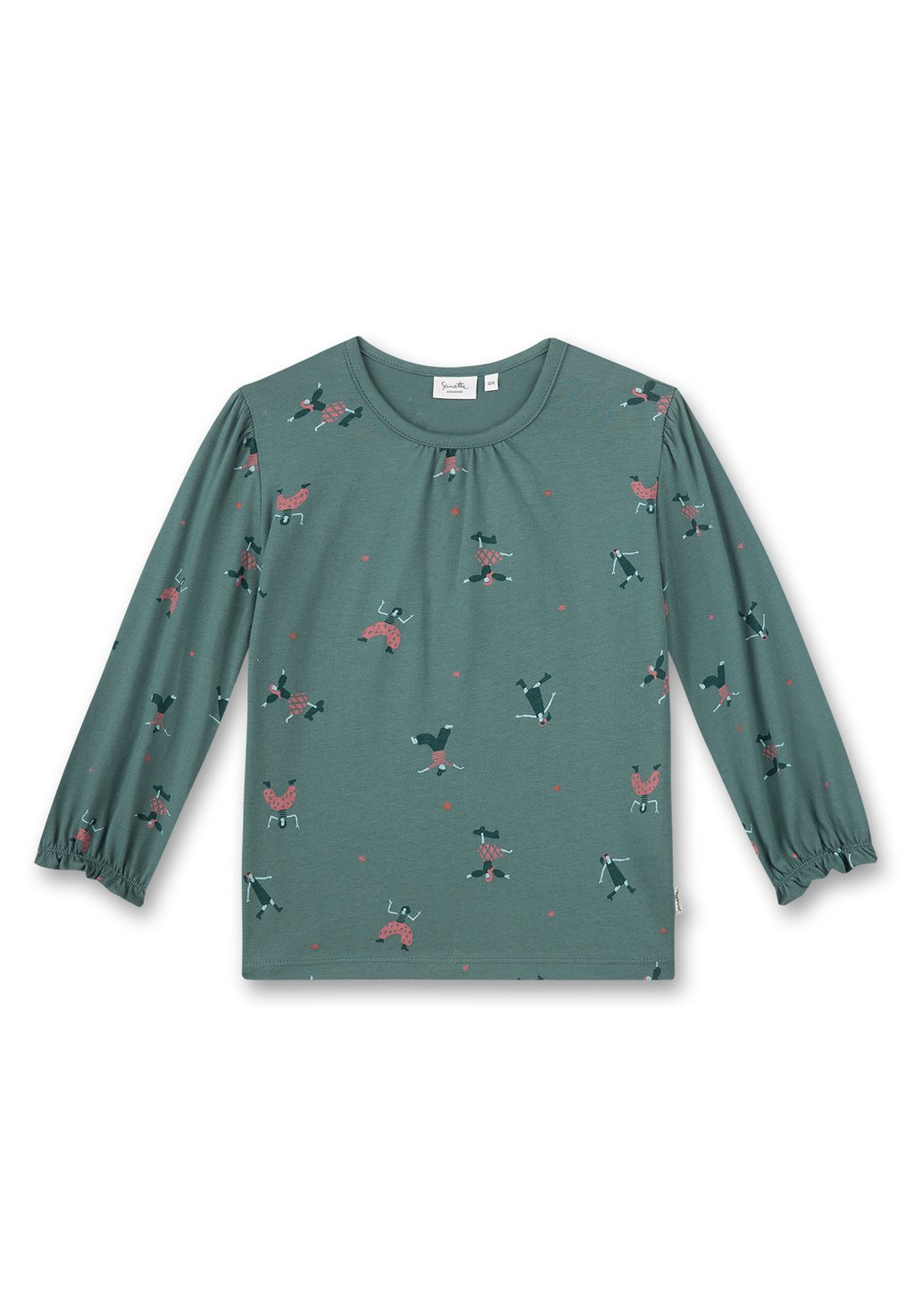 Рубашка с длинным рукавом Sanetta Kidswear, цвет grün