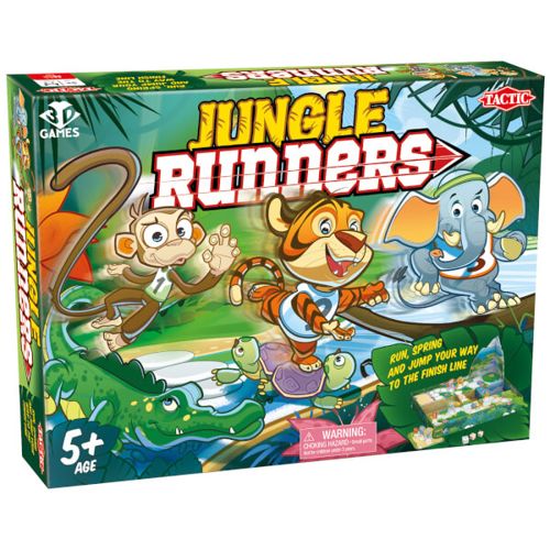 Настольная игра Jungle Runners Tactic Games настольная игра tactic games tactic мемо транспорт 2