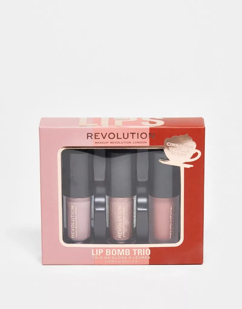 Revolution – Mini Lip Bomb Set – набор блесков для губ
