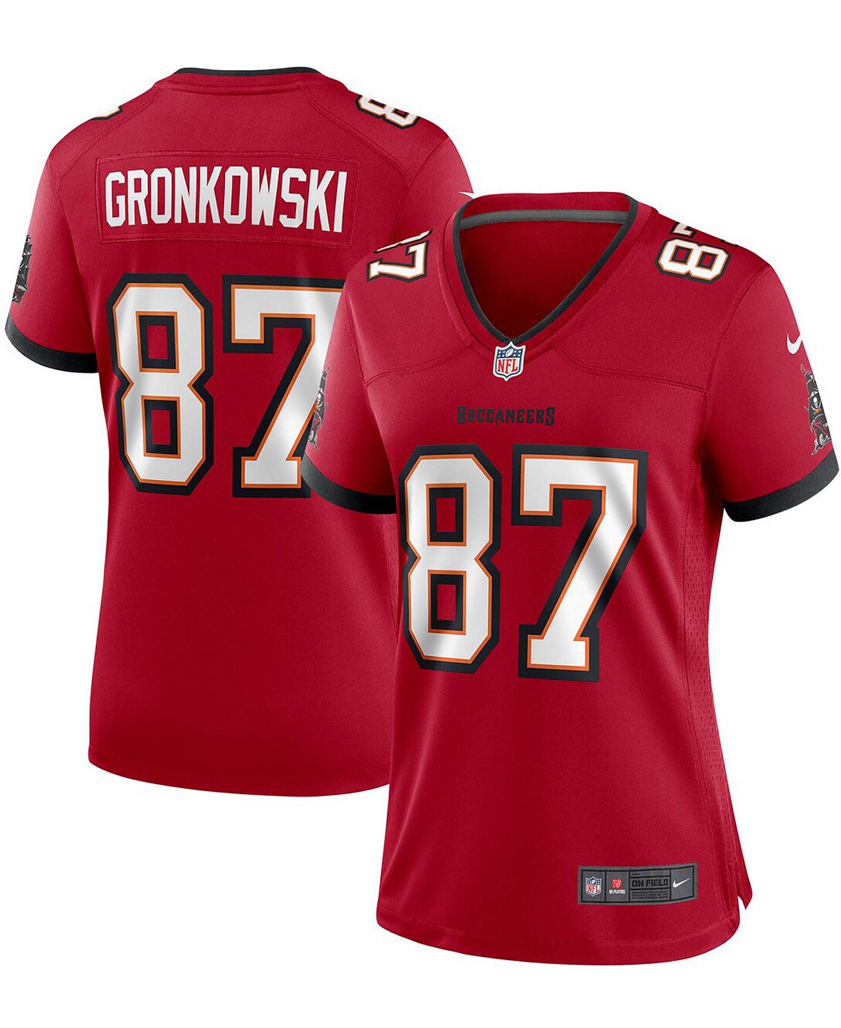 

Женская футболка Red Tampa Bay Buccaneers Роба Гронковски Nike, красный