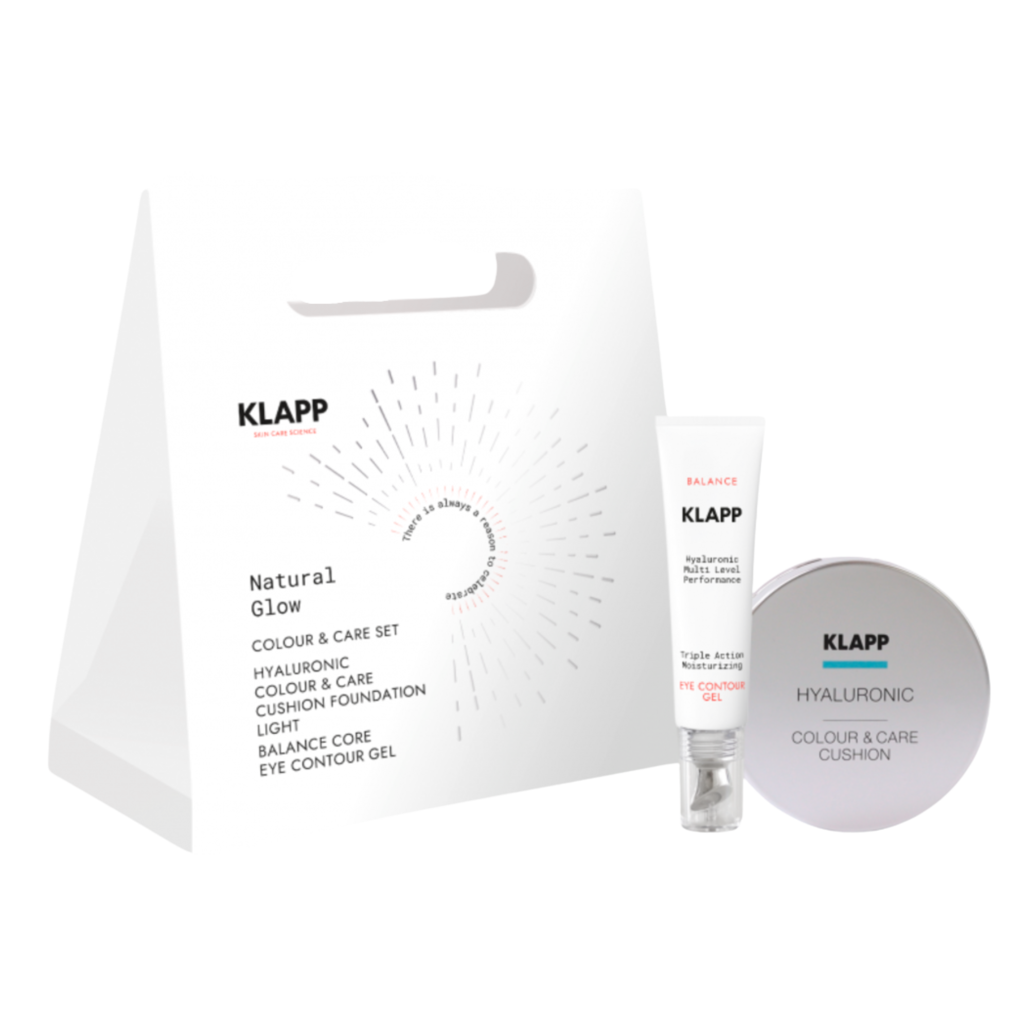 Набор: увлажняющая легкая основа для лица Klapp Natural Glow, 15 мл набор крем для лица увлажняющий klapp hyaluronic 15 мл