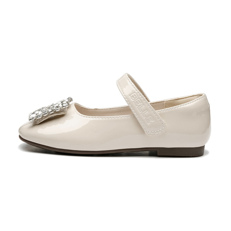 

Детские кожаные туфли Детские низкие Belle, цвет Off White