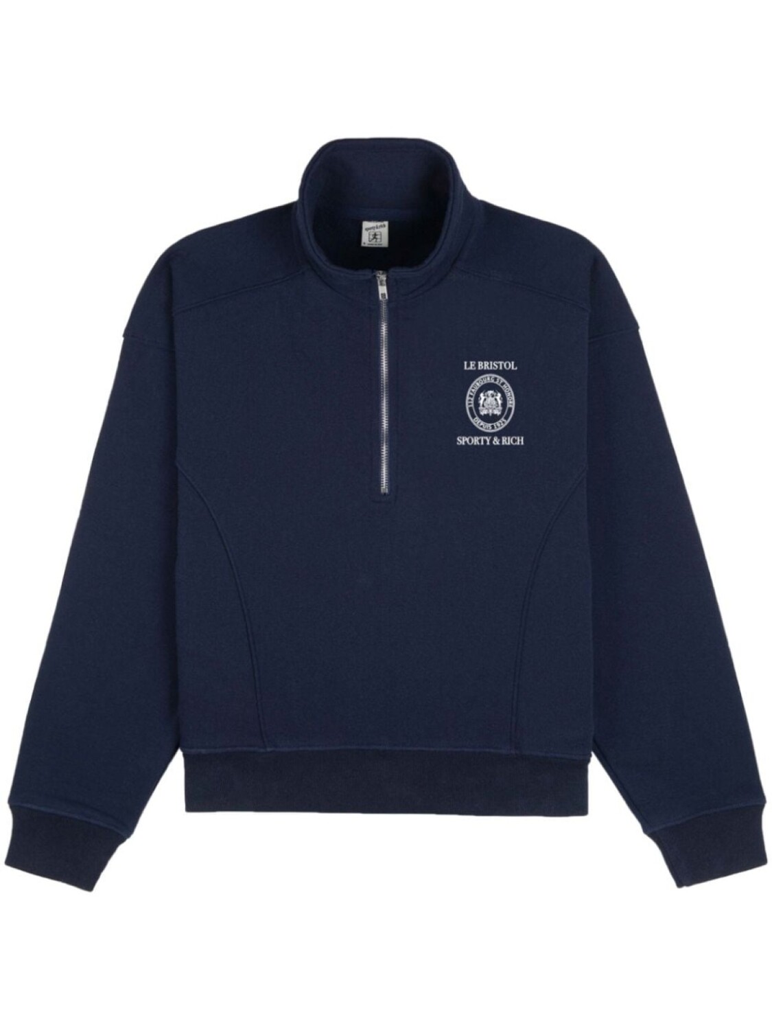 

Sporty & Rich толстовка Crest Seal на молнии, белый