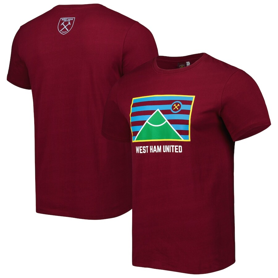 

Футболка с коротким рукавом Sport Design Sweden West Ham United, красный