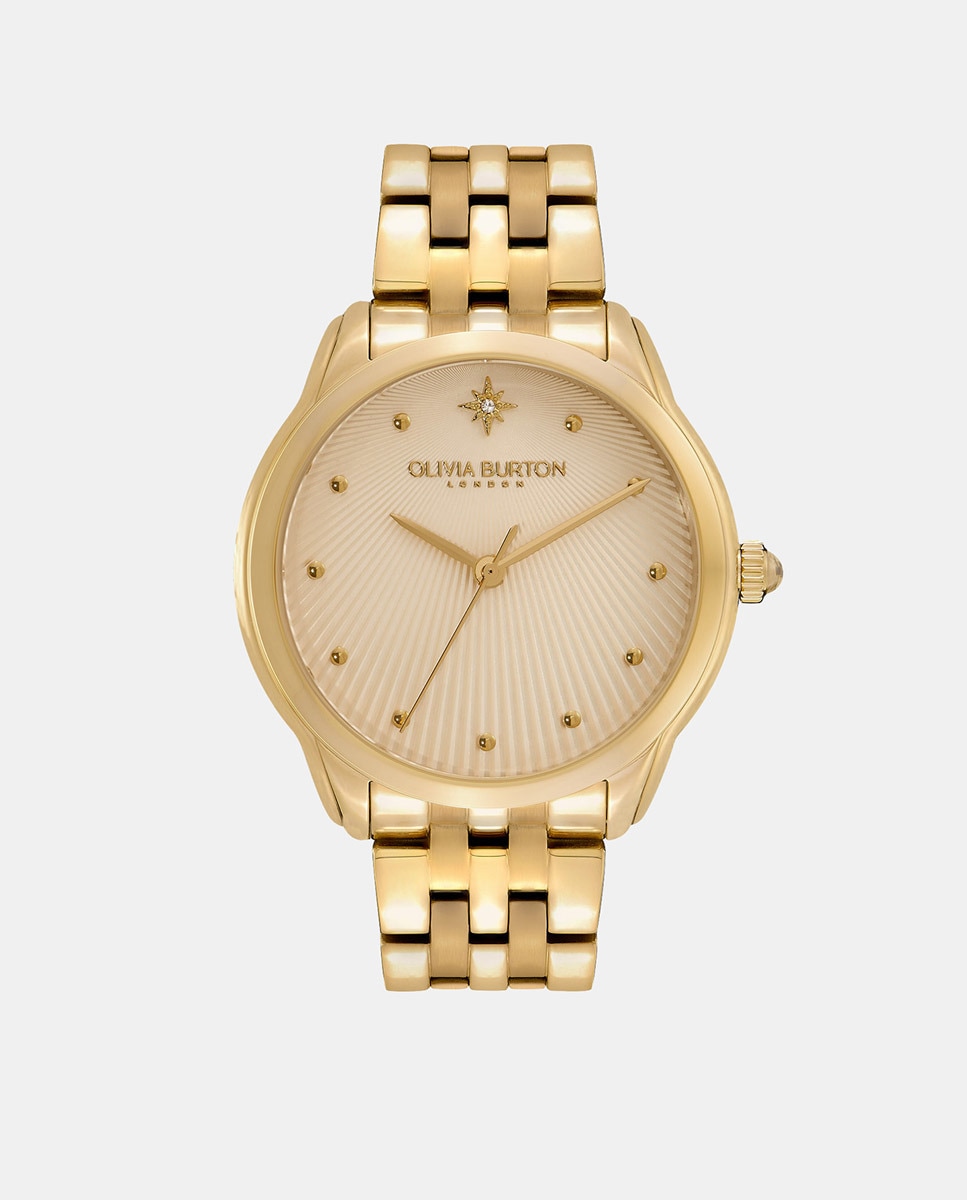 цена Starlight 24000048золотые стальные женские часы Olivia Burton, золотой