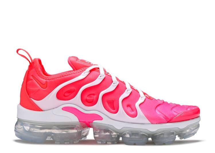 

Кроссовки Nike WMNS AIR VAPORMAX PLUS 'PINK BLAST', платиновый, Серый