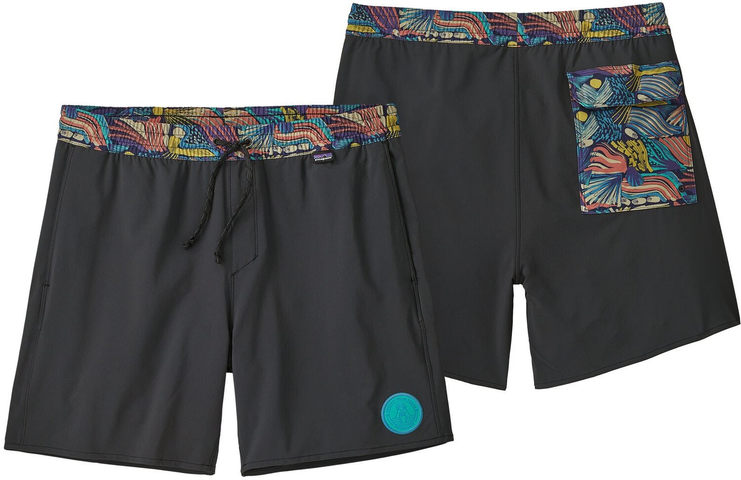 

Шорты Hydropeak Volley — мужские, внешний шов 16 дюймов Patagonia, черный